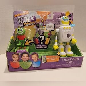New HobbyKids Action Figures Soda-Shootin'  Robot Pocket Watch Adventures New